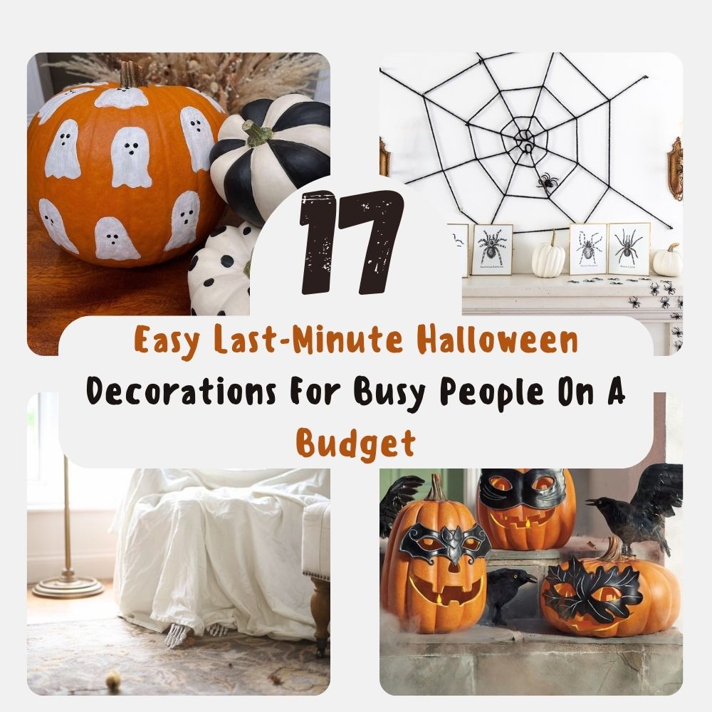 pin Easy Last-Minute Halloween Decorations