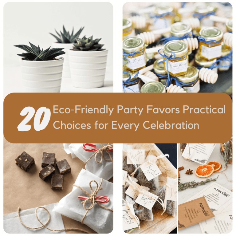 EcoFriendly Party Favors 20 Practical Choices for Every Celebration