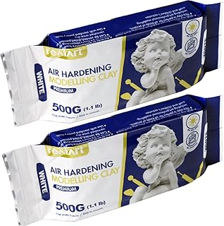 air dry clay for Christmas diy candle holders