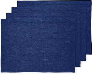 blue napkins