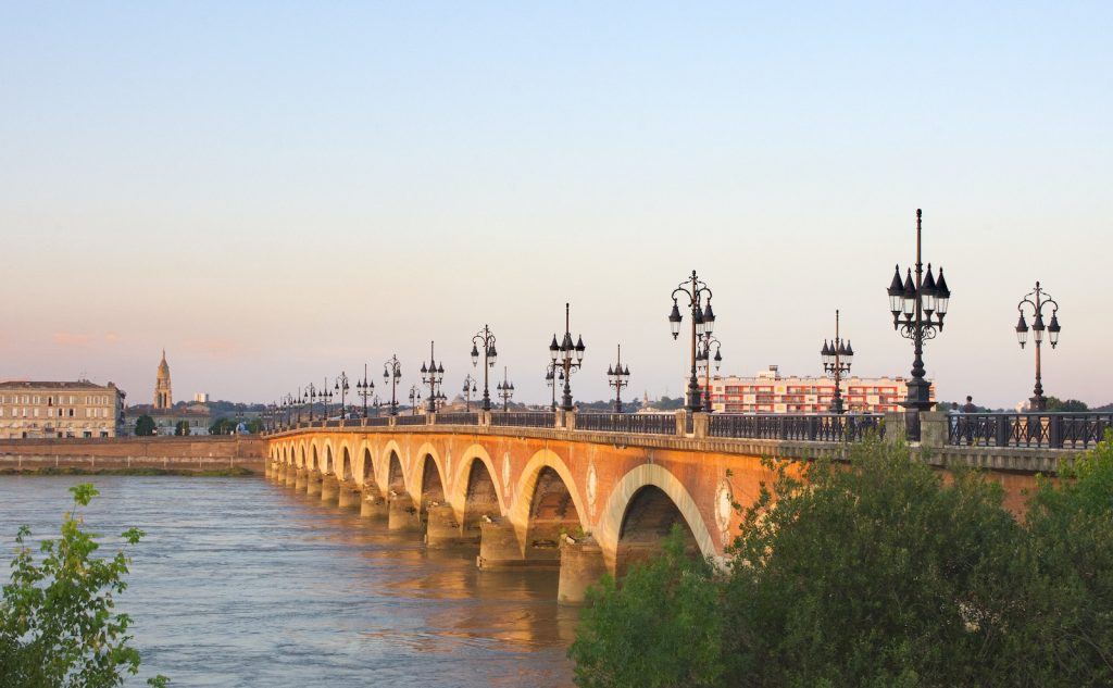 a bridge over a river
france in october
