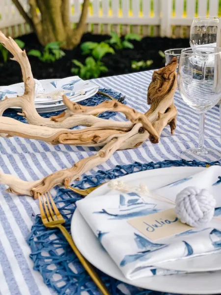 easy coastal thanksgiving table 