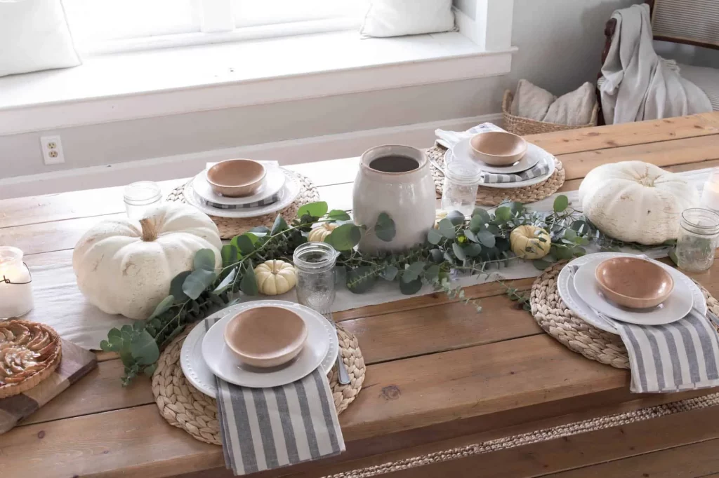 easy thanksgiving table decorations
