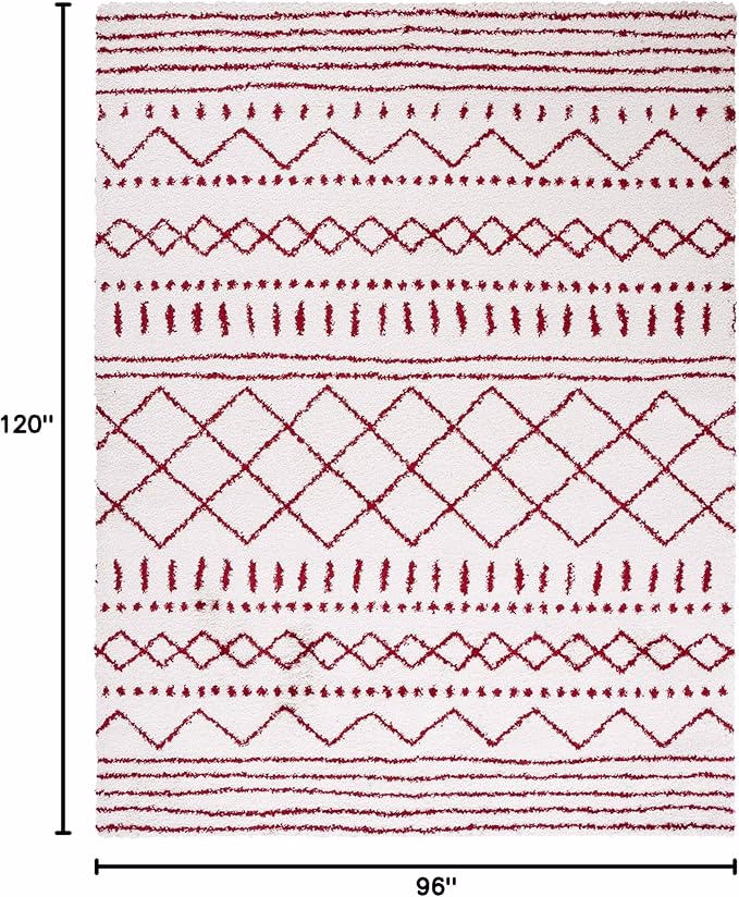 Soft, bohemian area rug, available on Amazon.
