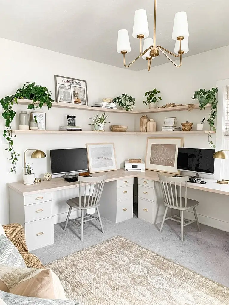 
Two-Person Home Office Layout