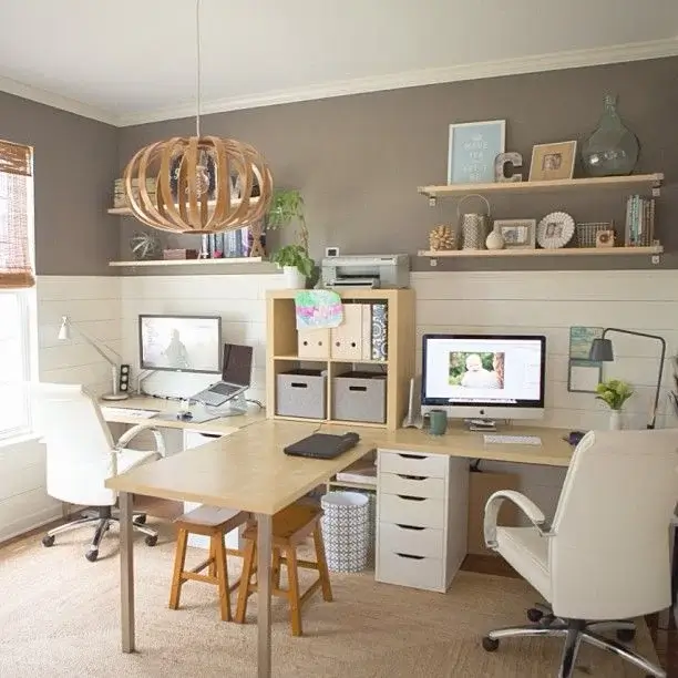 shared home office ideas