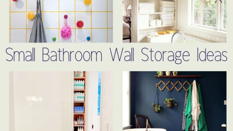 Small Bathroom Wall Storage Maximise Space In A Tiny Bathroom