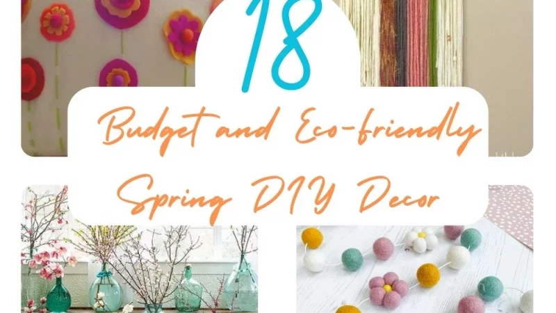 Spring Arts and Crafts: Sustainable DIY Decor