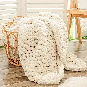chunky wool blanket