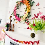 easter fireplace decor ideas feature image