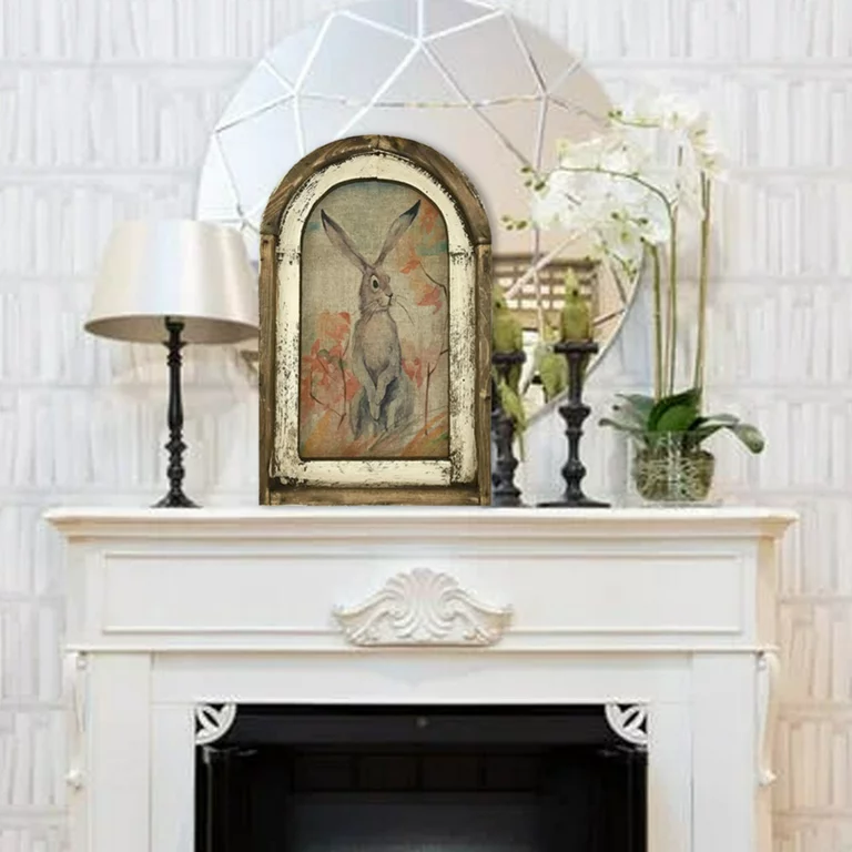 easter fireplace decor ideas