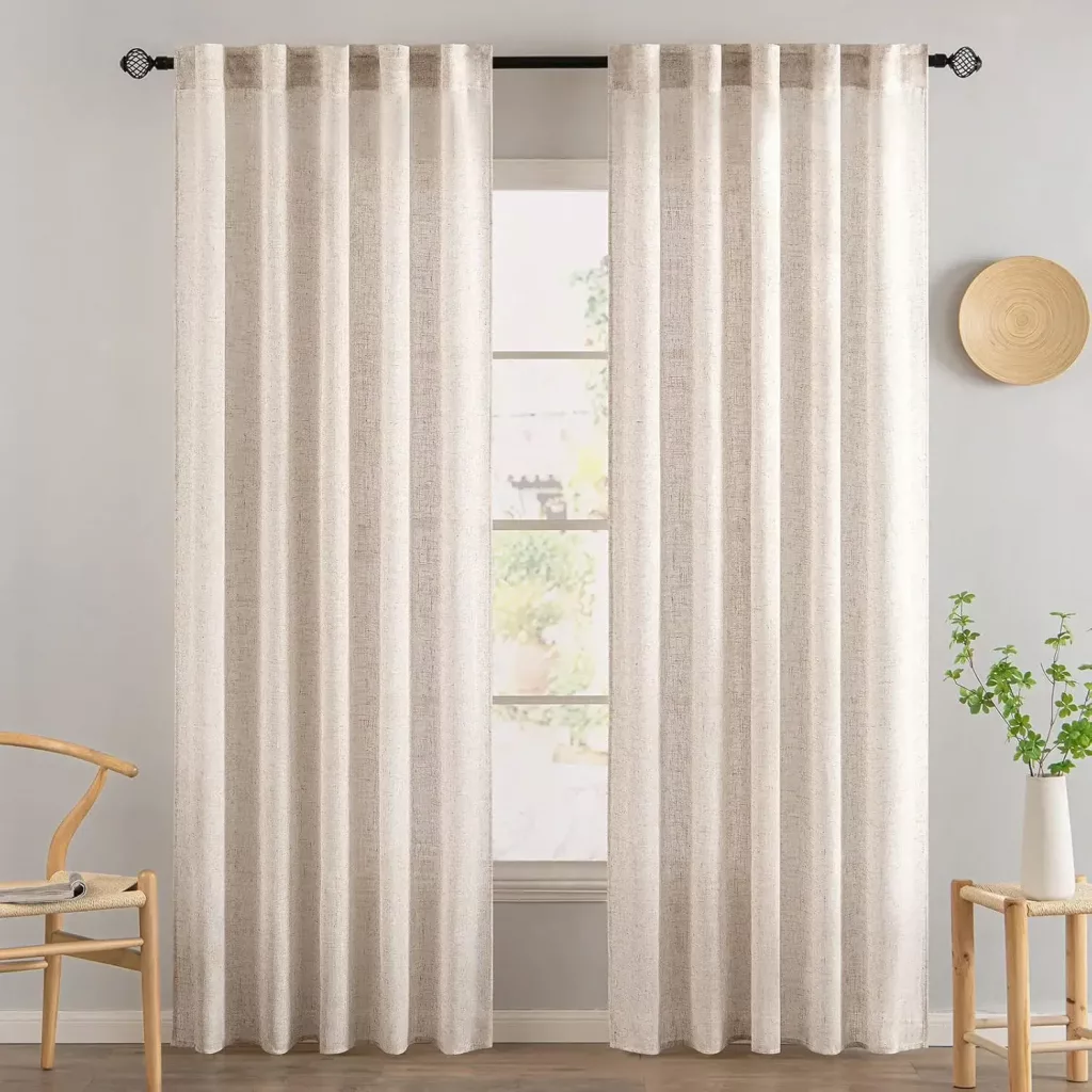 linen curtains