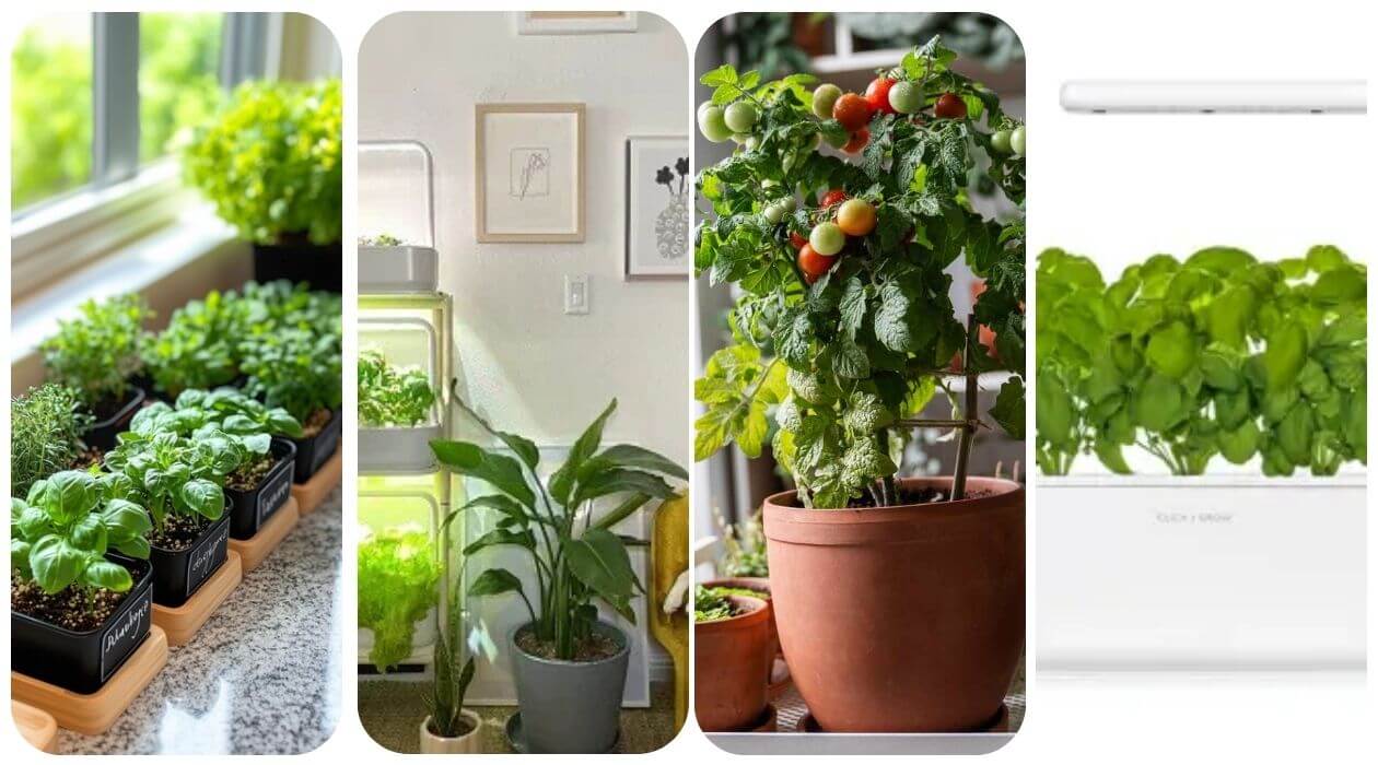 Growing Indoors: A Guide to Growing Fresh Herbs & Veggies All Year