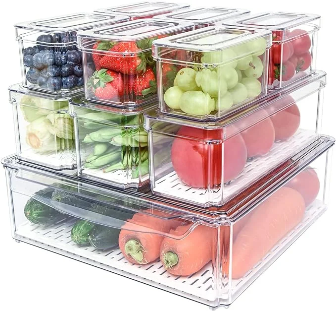 Small Fridge Organization _ containers