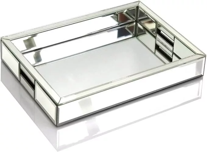 mirrored tray