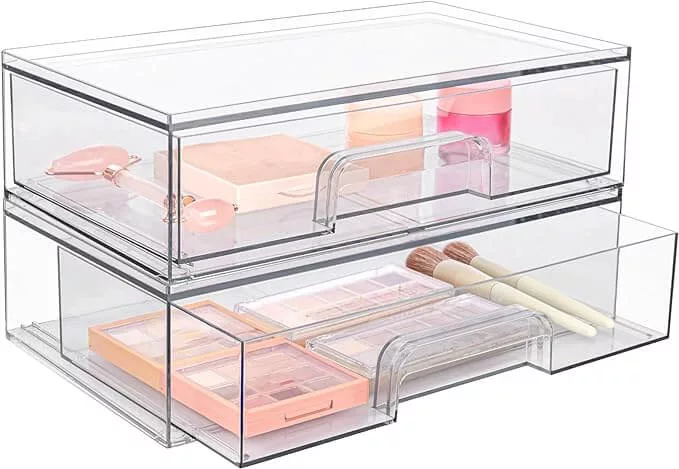 stackable clear containers