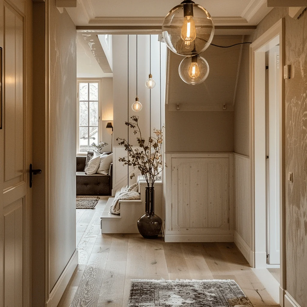 Hallway Lighting Ideas scandinavian style
