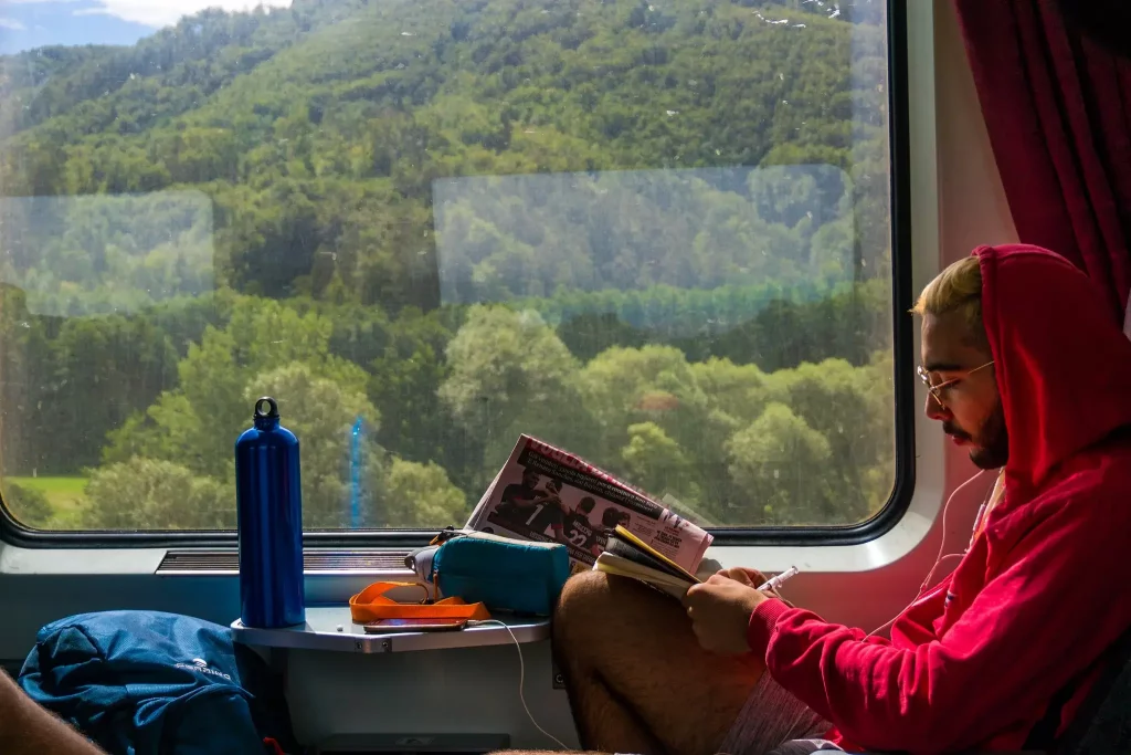 slow travel perfection using France's train system and local busses