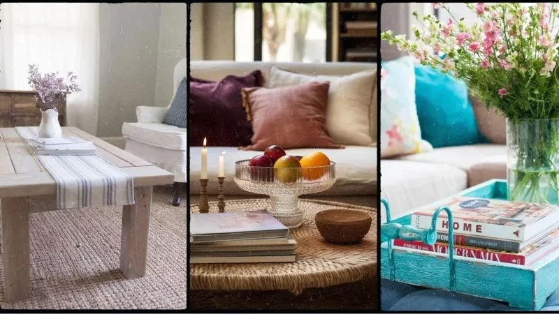 10 Farmhouse Decor Ideas For Coffee Table