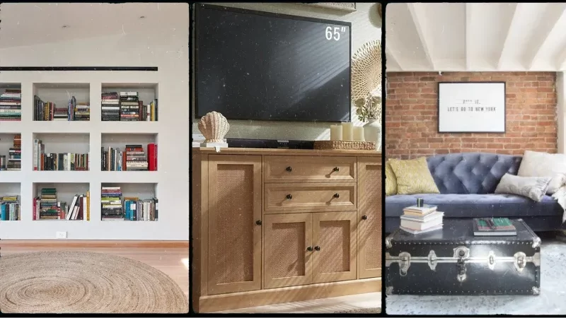 14 Living Room Storage Ideas For Small Spaces