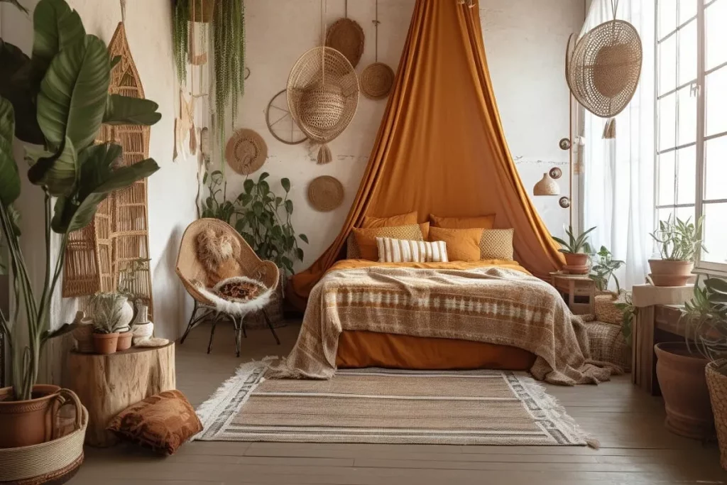 bohemian minimalist bedroom ideas
