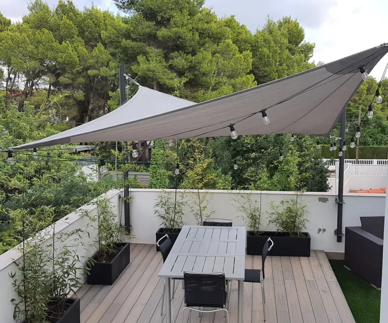 sun shade sail patio