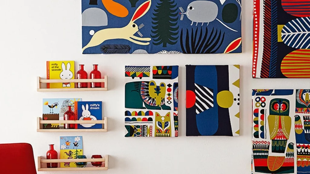 fabric canvas wall art