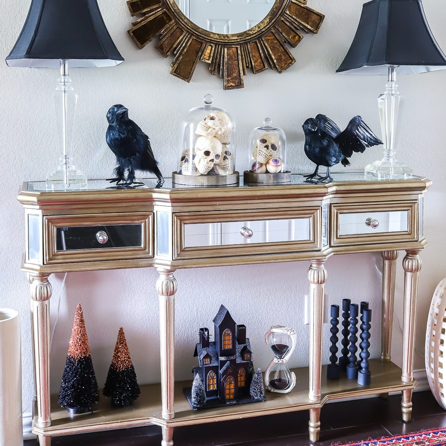 halloween decor ideas for  entryway