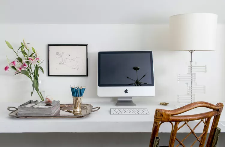 small home office pâitn ideas bright white
