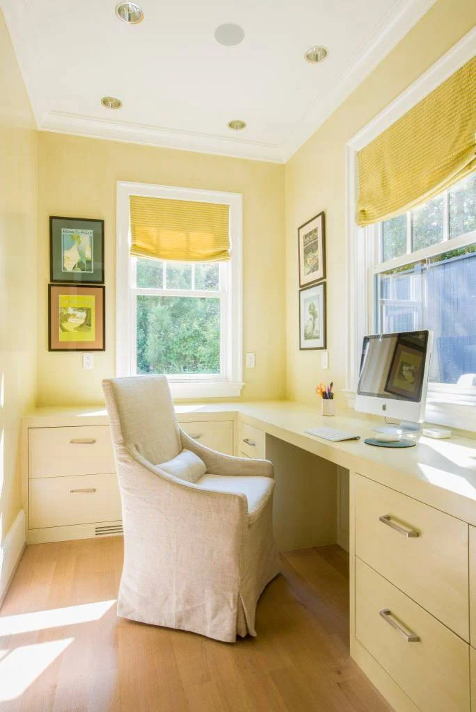 home office paint ideas soft yellow