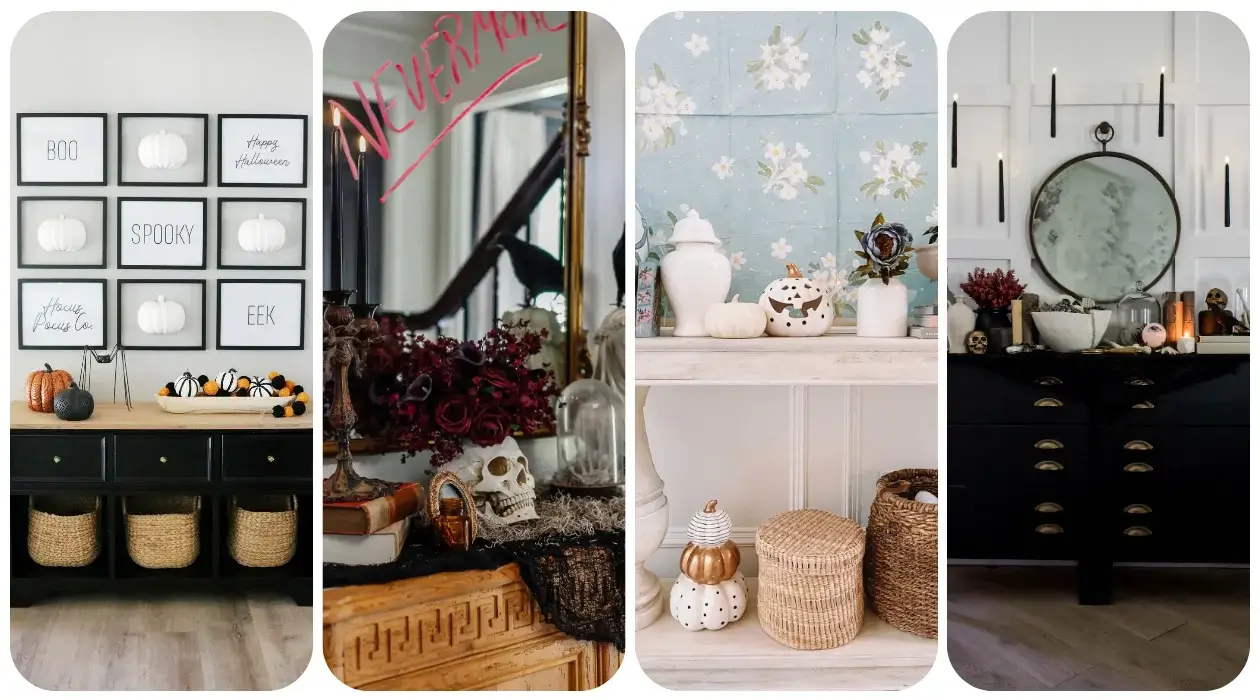 15 Halloween Display Ideas Perfect For Your Entryway Table