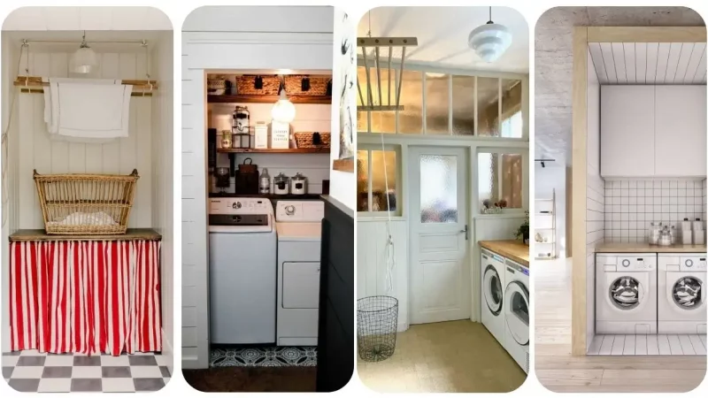 Small Laundry Room Size Solutions: 15 Inspirational Ideas