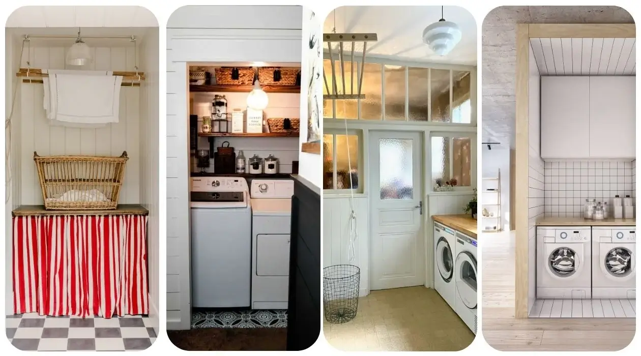 Small Laundry Room Size Solutions: 15 Inspirational Ideas