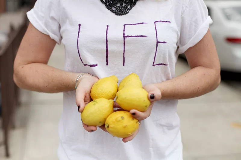 life handing out lemons last minute do it yourself costumes