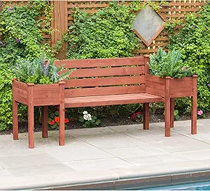Bench With Planters image link