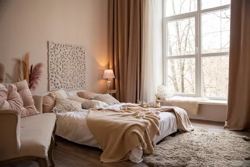 warm neutral bedroom colors