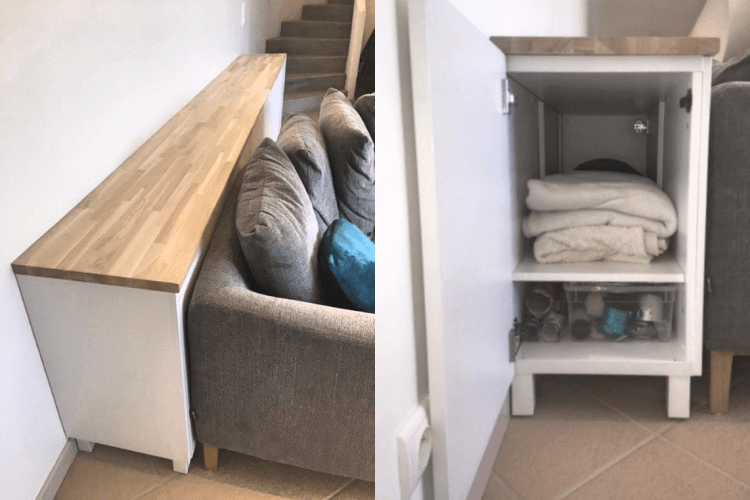 ikea hack living room storage
