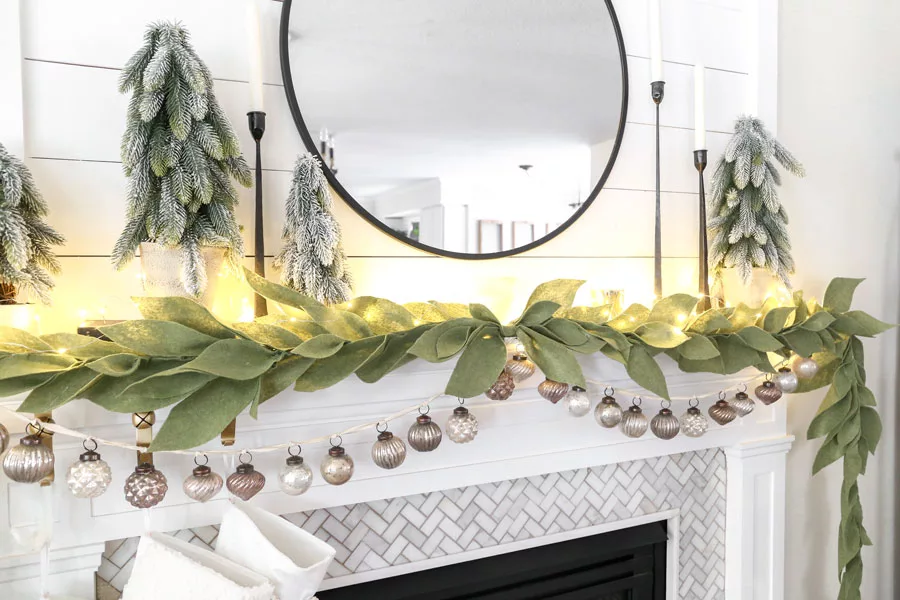 Diy Felt And Bauble Garlands