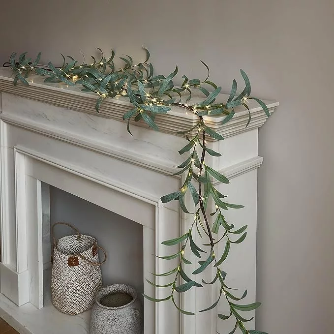 Cordless Garland with Lights