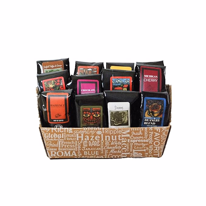 coffee flavors basket