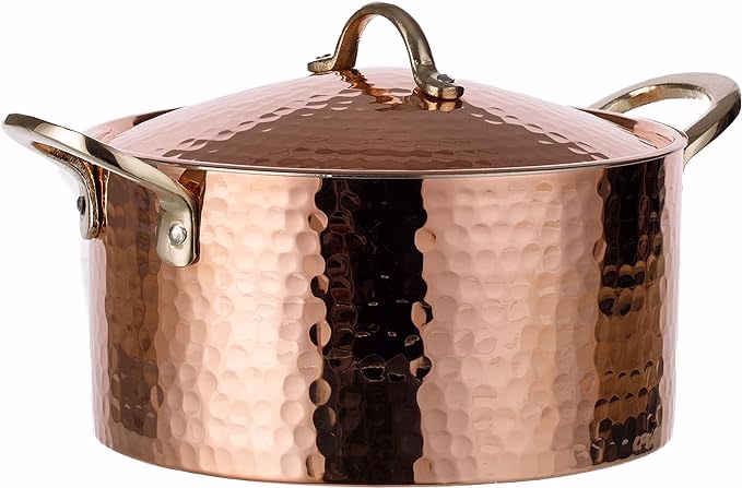 copper pot as decor and everyday use