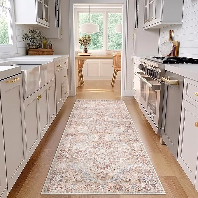 rug for an earthy organic kitchen