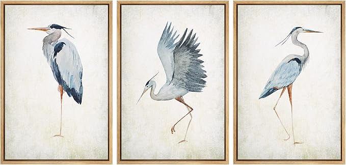 vintage styled bird art for walls
