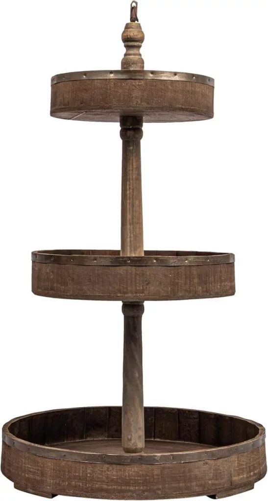 3 tiered rustic tray found in on amazon