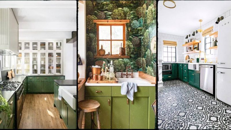 18 Stunning Green Kitchen Cabinet Ideas to Inspire You