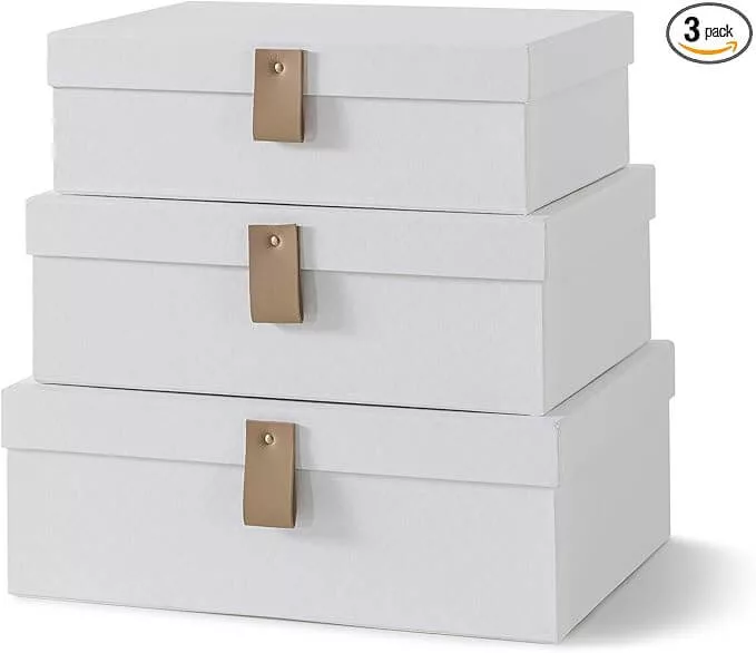 decorative boxes for storage and style in small spaces