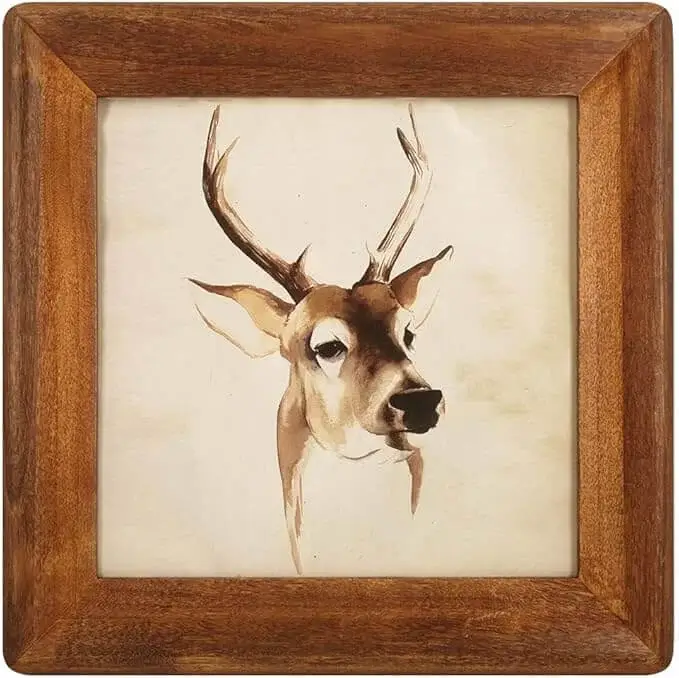 rustic square frame