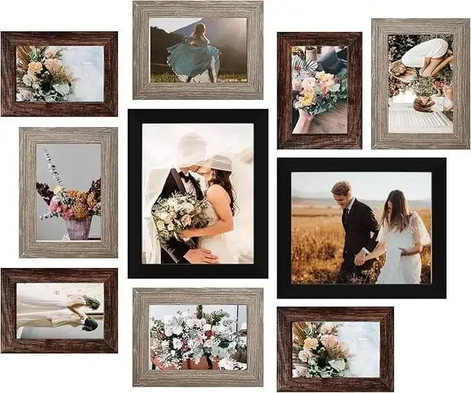 frames set for photos