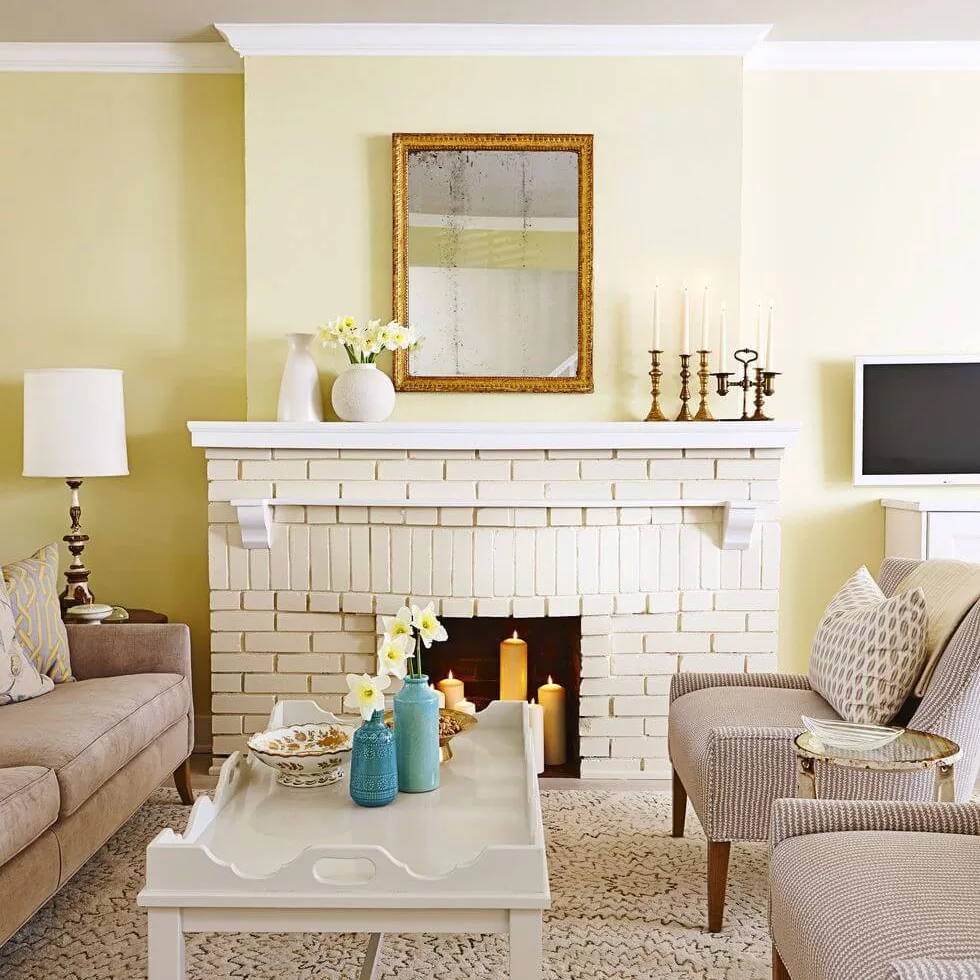 vases with daffodils to create a spring home