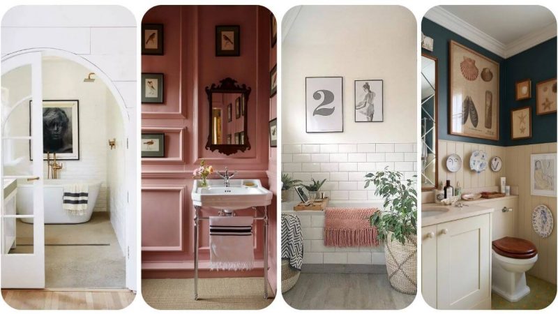 34 Beautiful Bathroom Wall Art Ideas to Transform Your Home